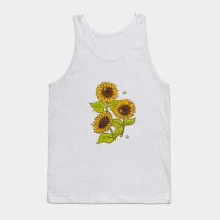 Sunflower Field Tank Top